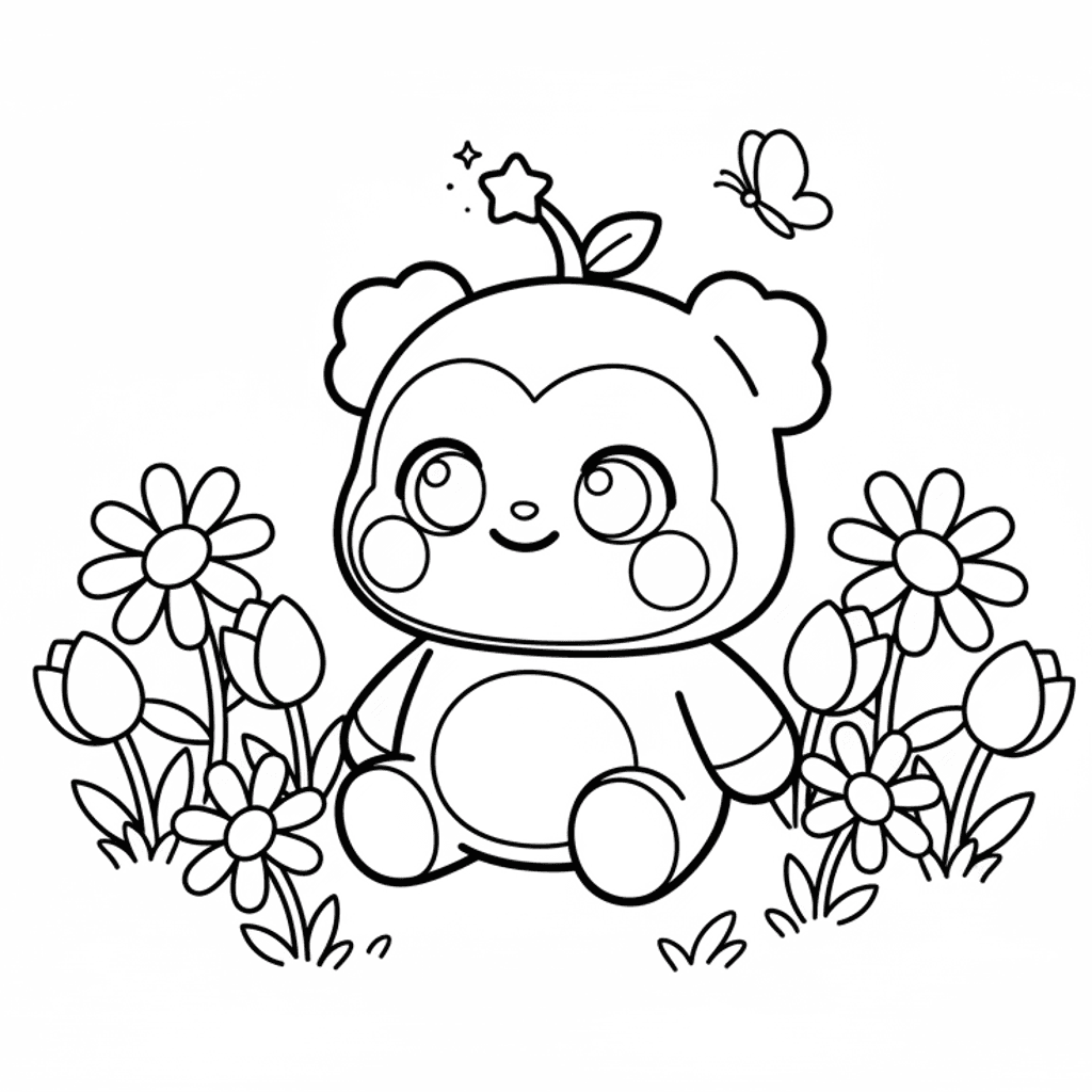 Walk through the flowers